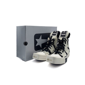 RICK OWENS - HO22 SCARPE - TURBODRK HI - AW22 - PEARL/BLACK